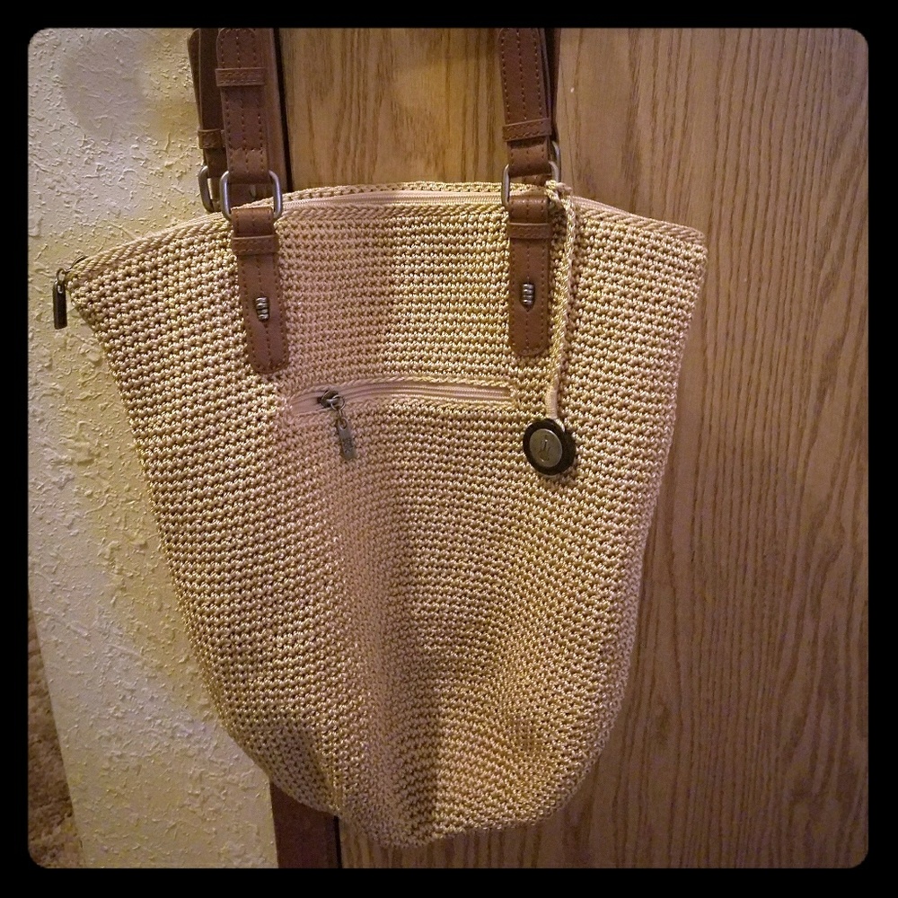 The Sak Hobo Bag Crochet Tan